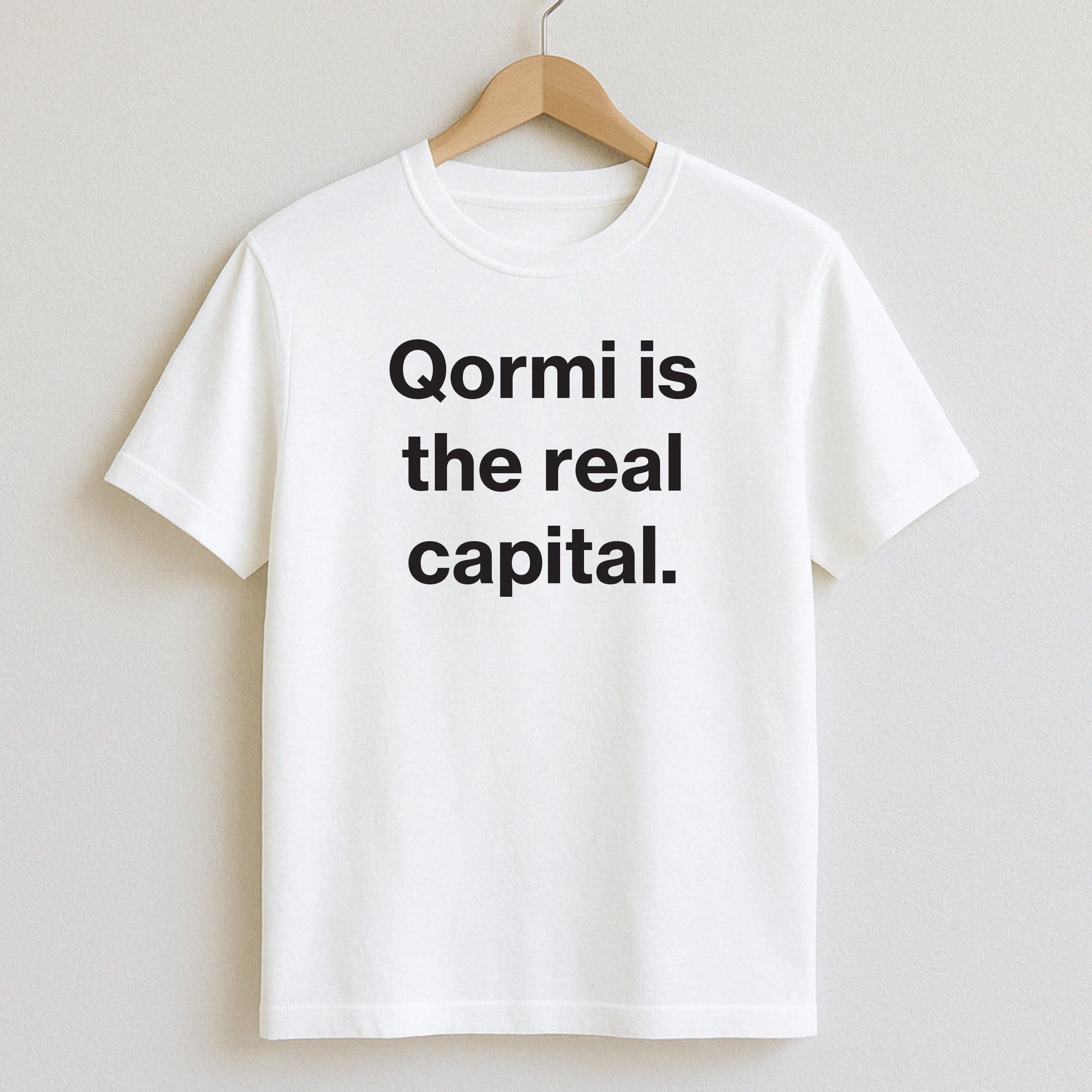 Qormi is the real capital. - T-Shirts and Hoodies